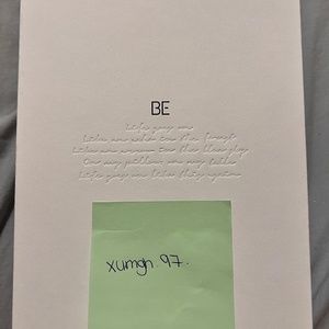 bts BE deluxe edition album.
